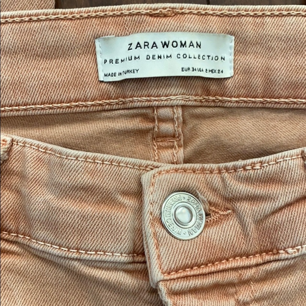 Zara Rose 🌹 colored Jeans - Picture 4 of 5